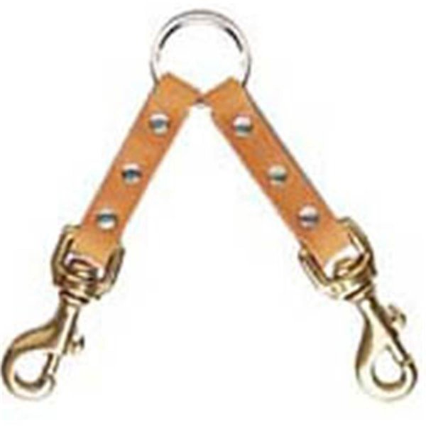 Leather Brothers Dog Bully Lead Couplet with Brass Bolt 144B